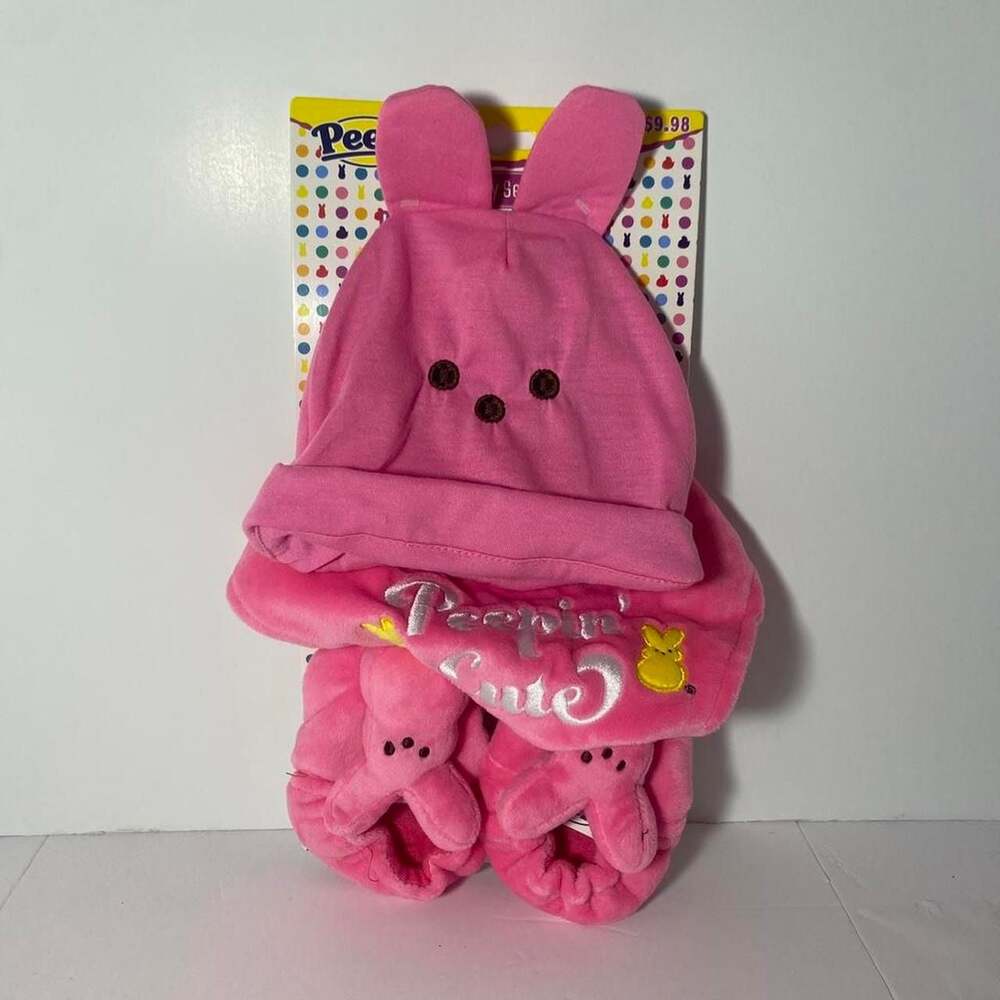 Dan Dee Peeps Baby Girl 3-Piece Set Pink Peepin' Cute